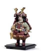 Warrior Boy Figurine, Golden Luster - Limited Edition